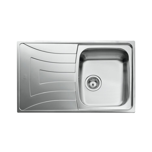 vente-1c-1e-cn-mat-universo-stainless-steel-single-bowl-kitchen-sink---grey-marrakech-fes-rabat-casablanca-tanger-agadir-maroc